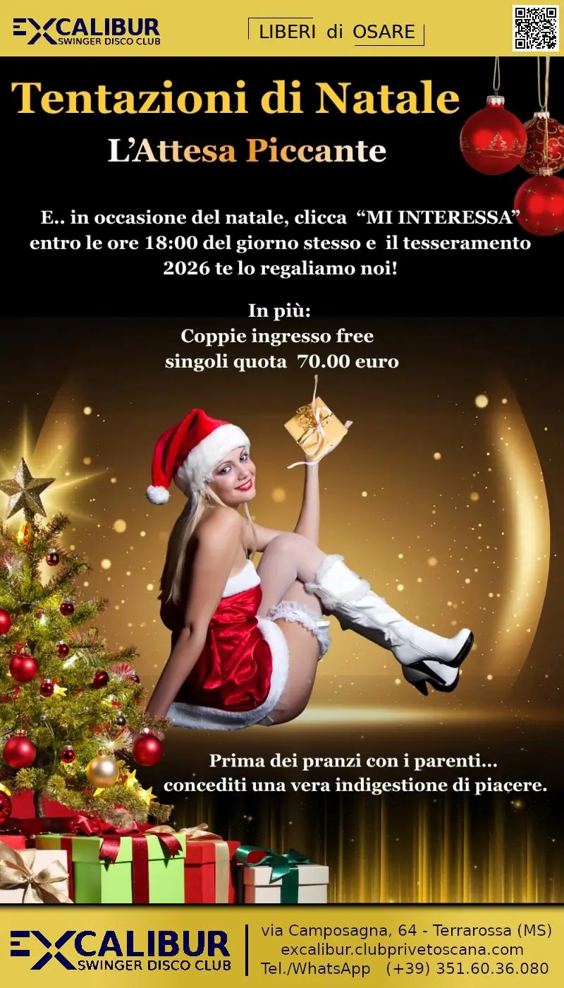 Swinger club prive evento Aspettando Natale!